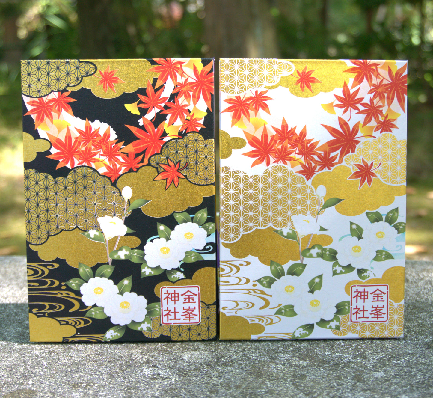 御朱印帳　花手水