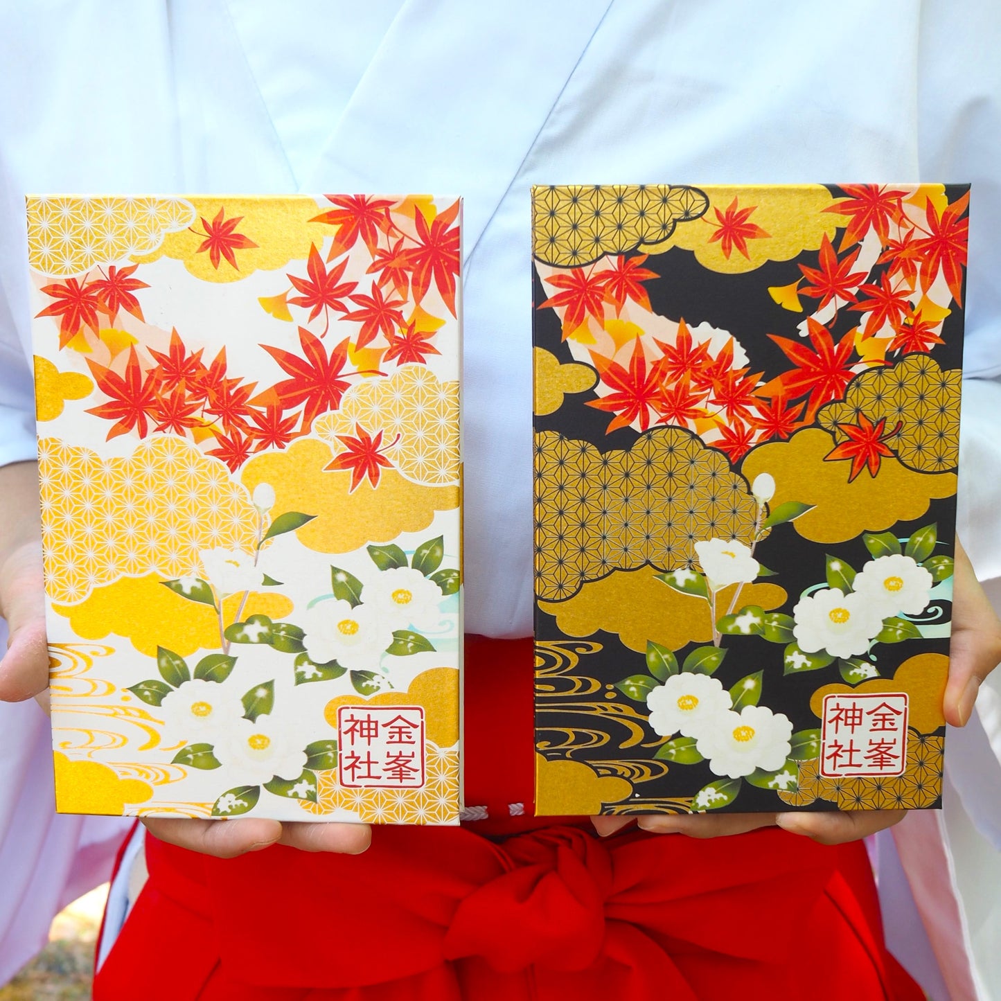 御朱印帳　花手水